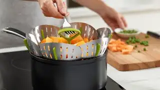 Joseph Joseph Bloom&trade; Steel Folding Steamer Basket | 45033