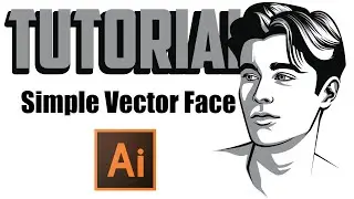 [TUTORIAL] SIMPLE VECTOR FACE #digitalart #adobeillustrator