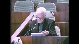 FFS :APN: Intervention de Arezki Derguini sur le projet de loi sur les mines . Janvier 2014