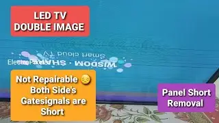 Led Tv Panel Short Removal on 32 inch Auo panel |Led Tv Double image.|Panel Repair.|#Auo|T320XN02.G