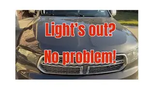 LIght's Out?  No Problem!  Dodge Durango Headlight Replacement.
