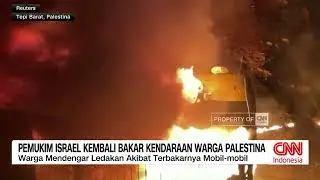 Pemukiman Israel Kembali Bakar Kendaraan Warga Palestina