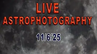 LIVE STREAM Astrophotography Phantom of the Opera  Nebula 11/06/25 Moon Seestar NINA