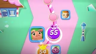Candy crush saga: level 55, 56 completed with 3 stars #candy #games #gaming 