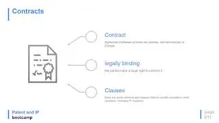 Innovation and IP managment and contracts