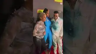 Tiffany Haddish, Remy Ma, & Jason Lee at the Jason Lee Show Premiere for @revolt !