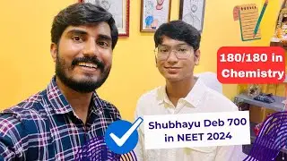 180/180 in Chemistry | NEET-24 | Topper | Shubhayu | AIR 1183 | Complete Journey 3 yrs of Locus ✅🫡💥