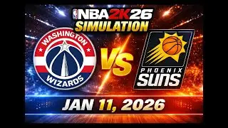 Can the Suns STOP the Wizards' Three-Point Barrage? | NBA 2K26 Simulation