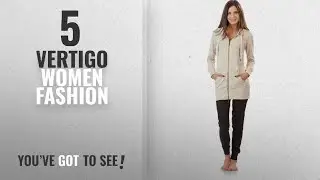 Vertigo Women Fashion [2018 Best Sellers]: Vertigo Paris Women's Logo Embroidered Hoodie Sweatshirt