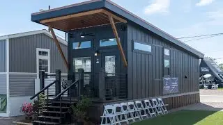 Amazing Gorgeous Black Wedge Park Model from Champion Homes