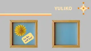 DIY Origami Paper Frame Tutorial: Easy & Creative Decoration Idea!