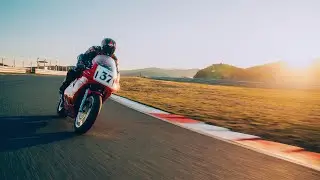 Ducati 851 &ndash; Garage Beauty to a Track Beast | Cinematic sunset ride at Automotodrom Grobnik