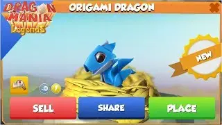 Origami Dragon Hatching!- Dragon Mania Legends - part 827 HD