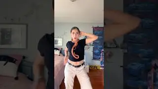 Got more energy than some of y&rsquo;all even with a snake around my neck 😆   #dance#fypシ#blowupovernight