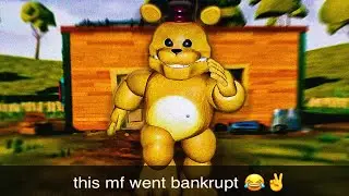 FAST FREDBEAR Hello Neighbor, But The House Is Only ONE ROOM 💔