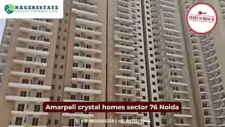 #amarpali crystal homes sector 76 noida outer view of the society #brokercorridor #property for sale
