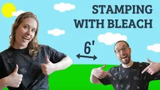 Stamping with Bleach | Fake It Till You Make It