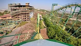 Dragon Wind Roller Coaster 『龙风过山车』 on-ride POV (乗車映像) / 长鹿旅游休博园 (中国)