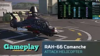 RAH-66 Comanche attack helicopter with gameplay review | Mwt tank battle#games