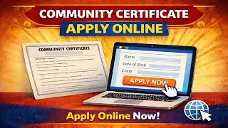COMMUNITY CERTIFICATE APPLY ONLINE IN TAMIL | ஜாதி சான்றிதழ் பெறுவது எப்படி? |HOW TO APPLY COMMUNITY