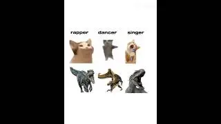 Dinos being dinos pt 8#funny#dinosaurs