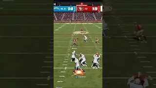 Baited the QB for the pick six!!! 🪤 #madden23 #ultimateteam #bait #shorts
