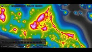Dubai light pollution growing 2012-2025