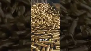 Как изготавливаются пули &ndash; Завод по производству боеприпасов (Часть 3) #factoryshorts #industrial...