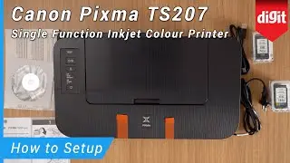 Canon Pixma TS207 Single Function Inkjet Printer - How to Setup