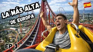 Me subí a la montaña rusa más ALTA de Europa 😱 | Mochilón por Europa – EP 3