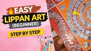 Easy Lippan Art for Beginners: Step by Step Mirror Work