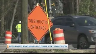 Happening tomorrow: Dean Forest, I-16 road closure