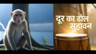 दूर का ढोल सुहावन होता है | Animal Moral Story in Hindi | प्रेरणादायक कहानी