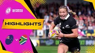 Black Ferns overpower Springboks 💪 | New Zealand v South Africa | Rugby World Cup 2025 | Highlights