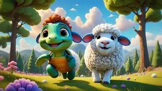 Turtle Rainbow Ride | Fun Animal Song for Kids | Colors & Imagination Rhyme