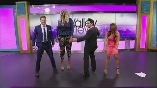 Amazon Ashley gives Valley View Live! hosts twerking tutorial