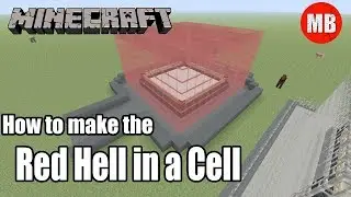 How to Build the WWE Red Hell in a Cell in Minecraft! (2018)