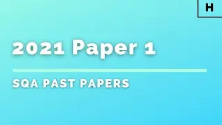 Higher Physics | SQA Past Papers | 2021 | Paper 1 (Multiple Choice)