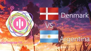 osu! Mania 4K World Cup 2015 Group Stage - Group E - Denmark vs Argentina