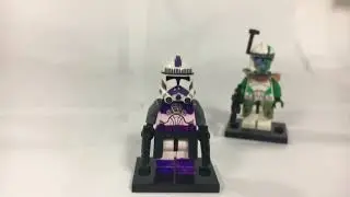 Lego Custom Minifig Review of: Clone Commander Saviour, of the 187th Legion (Purple Shock Troopers!)