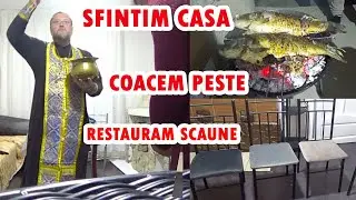 VLOG: SFINTIM CASA! COACEM PESTE LA GRATAR! RESTAURAM SCAUNE VECHI..