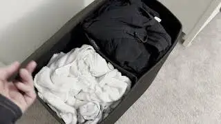Simple Houseware Double Laundry Hamper with Lid and Removable Laundry Bags Review