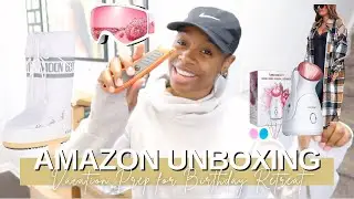 Vacation Pack With Me: Amazon Unboxing for my 30th Birthday Retreat!
