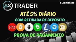 [SCAM] AX Trader LTD | At&eacute; 5% Di&aacute;rio | + Prova de Pagamento