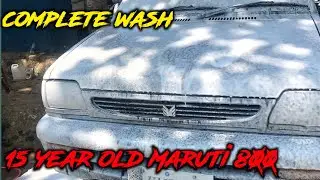 Old Maruti 800 restoration washing...interior & exterior
