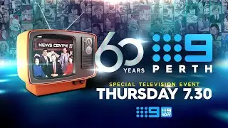 Channel Nine Perth - Celebrating 60 Years - 10 Second Promo (June 2025)