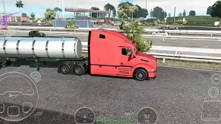 Gas Tank Delivery Just Across the Road - Truck Simulator Drive USA: EVO Gameplay