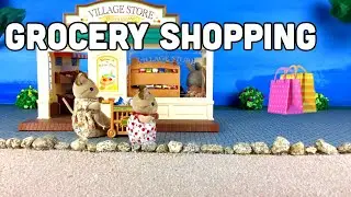 SYLVANIAN FAMILY GROCERY SHOPPING : Stop Motion