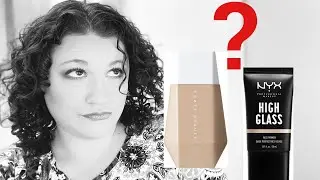 NYX High Glass Primer//Fenty Eaze Drops// MAKEUP REVIEW!!! #fentybeauty #nyx #makeup