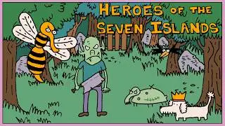 90's Inspired RPG Game with Hand Drawn Characters - Heroes of the Seven Islands